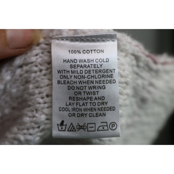 Foxcroft Burgundy White Open Front Cardigan-Size Medium-Picnic Plaid - Picture 6 of 9